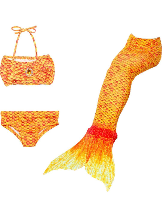 iEFiEL Kids Swimwear Swimwear Set Orange