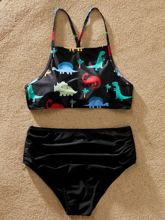 iEFiEL Costum de baie pentru copii Bikini Black