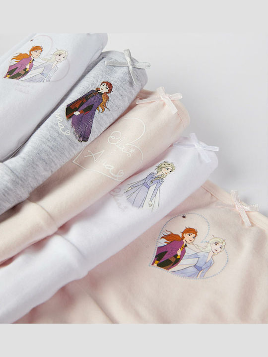 Zippy Детски комплект с гащички white/grey/pink 5бр