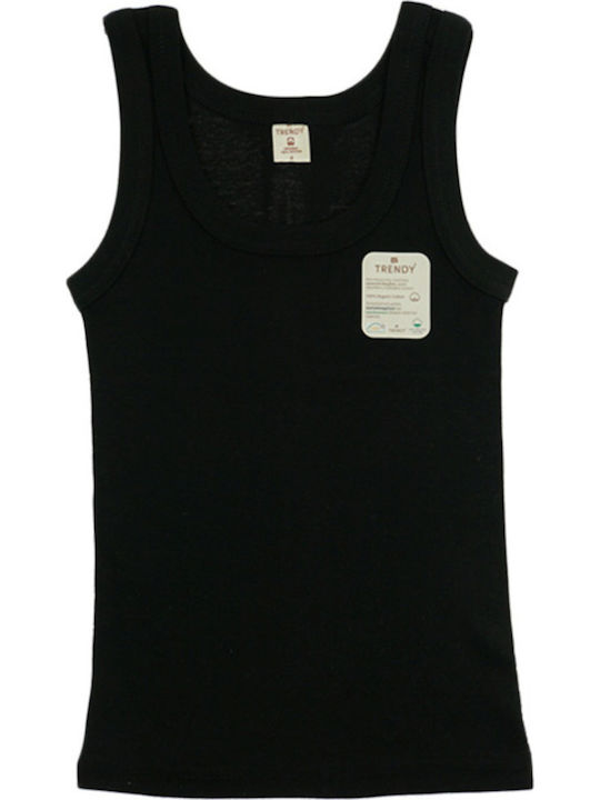 Jugendliches Unterhemd Trendy Leone Baumwoll Schwarz