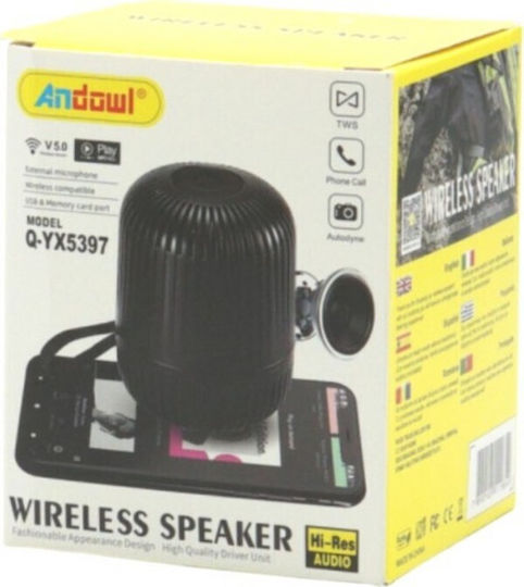Andowl Q-YX5397 Boxă Bluetooth cu Radio Turcoaz