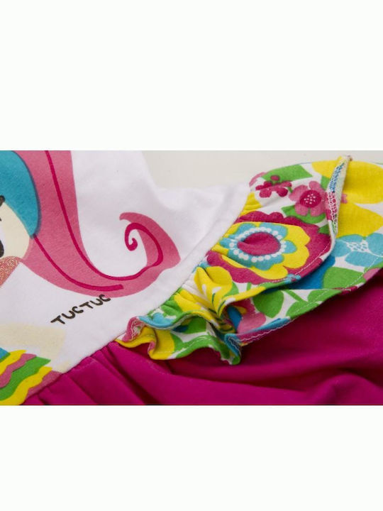 Tuctuc Φόρεμα Jersey Dress Slip Up To Size 24m 46286-00 Εμπριμέ Κορίτσι