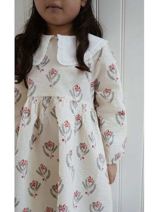 Mädchenkleid Baumwolle 2y-10y Vintage Blumen Konges Slojd Mädchenkleid Baumwolle 2y-10y Vintage Blumen Konges Slojd