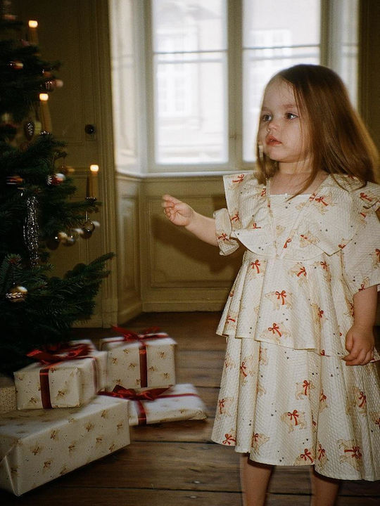 Konges Slojd Kinderkleid Kurzärmelig Marzipan Konges Slojd Kinderkleid Kurzärmelig Marzipan