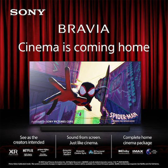 Sony Смарт Телевизор 55" 4K UHD OLED Bravia 8 XR80PAEP HDR (2024)