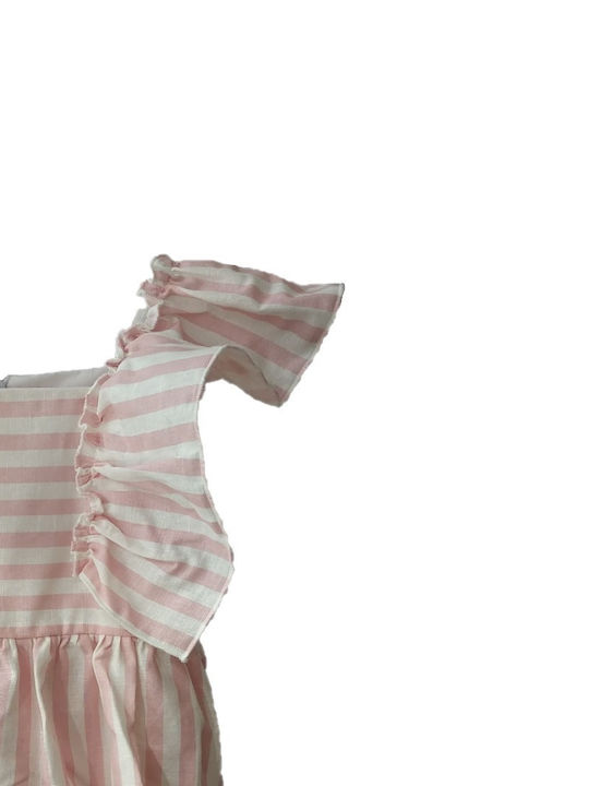 Grammy Kinderkleid Ροζ/ Λευκό