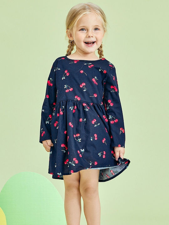 Girls Dress Casual Cherry