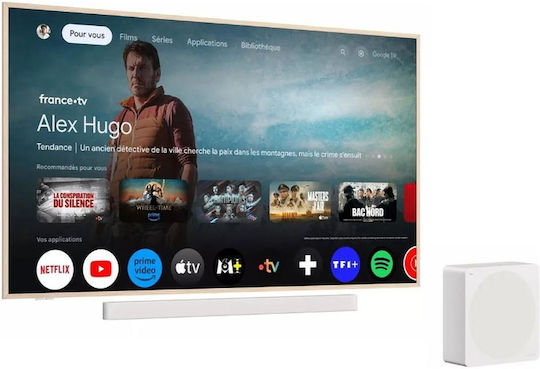 TCL Smart Τηλεόραση 55" 4K UHD QLED A300 PRO HDR (2024) 55A300 PRO