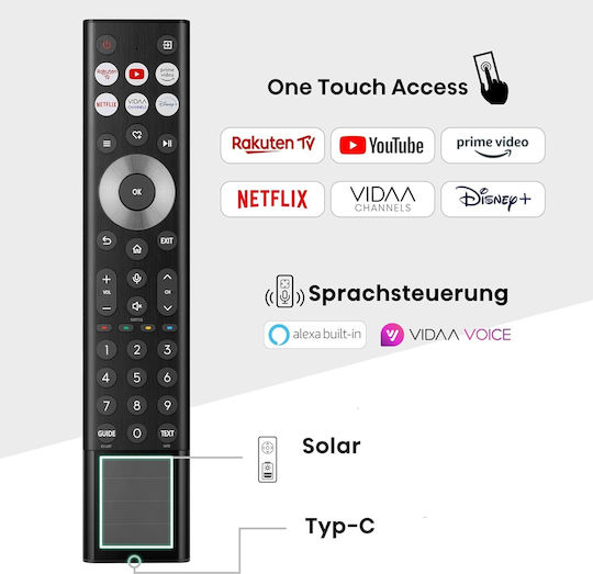 Hisense Smart Τηλεόραση 75" 4K UHD Mini LED U8N HDR (2024) 75U8NQ