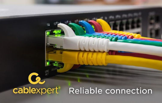 Gembird S/FTP Кат.6 (Gigabit) Мрежов Кабел Ethernet 10м Черен