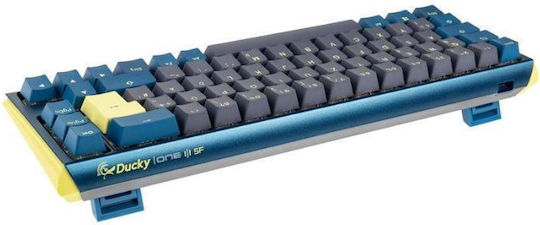 Ducky One 3 SF DayBreak Gaming Μηχανικό Πληκτρολόγιο 65% με Cherry MX Clear διακόπτες και RGB φωτισμό (Αγγλικό US) Μπλε