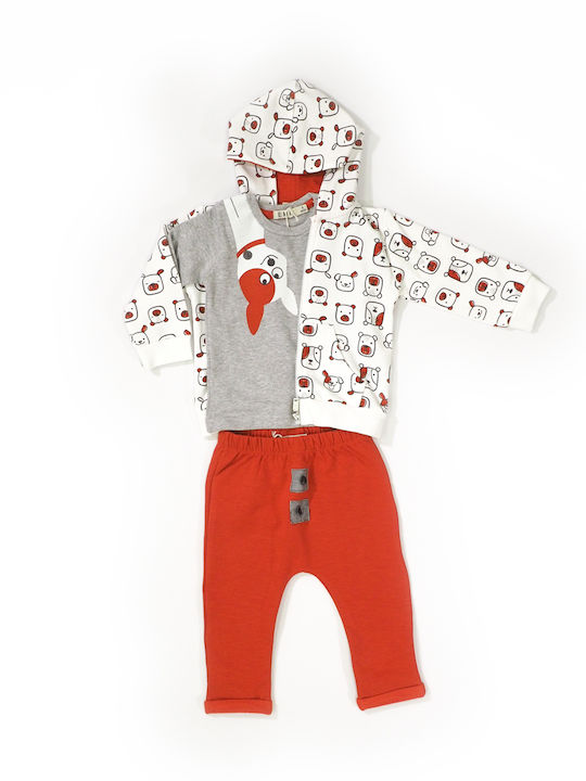 EMC Copilăresc Pantalon de Trening Portocaliu