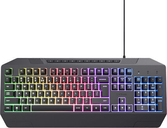 Trust GXT836 EVOCX Gaming Tastatur mit RGB-Beleuchtung (Griechisch)