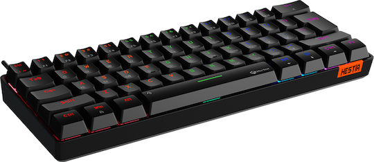 Meetion MK005BT Wireless Gaming Mechanical Keyboard 60% with Outemu Blue switches and RGB lighting (English US)