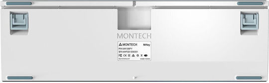 Montech MKey Freedom Гейминг Механична Клавиатура с Gateron G-Pro Red суичове и RGB подсветка (Английски US) Червен