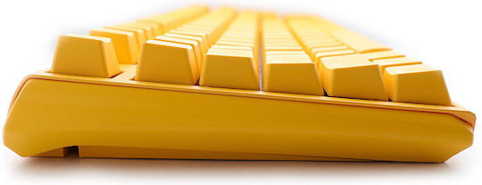 Ducky One 3 Gaming Keyboard Tenkeyless with Cherry MX Silver switches and RGB lighting (English US) Yellow