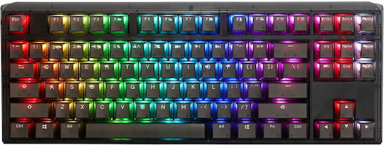 Ducky One 3 Aura TKL Gaming Mechanical Keyboard Tenkeyless with Cherry MX Speed Silver switches and RGB lighting (English US)