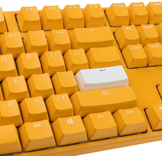 Ducky One 3 Gaming Μηχανικό Πληκτρολόγιο με Cherry MX Black διακόπτες και RGB φωτισμό (Αγγλικό US) Κίτρινο