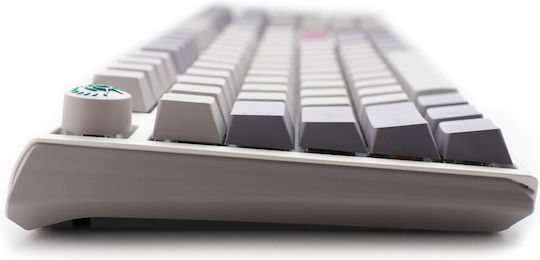 Ducky One 3 Mist Gaming Πληκτρολόγιο Tenkeyless με Cherry MX Silent Red διακόπτες και RGB φωτισμό (Αγγλικό US) Λευκό