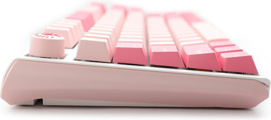 Ducky One 3 TKL Gossamer Gaming Mechanical Keyboard Tenkeyless with Cherry MX Black switches (English US) Pink