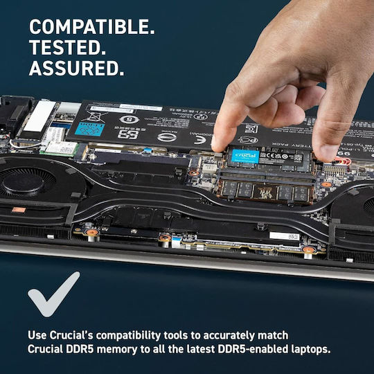 【美品】Crucial DDR5-5600 96GB (48GBx2) Crucial 96GB Kit (48GBx2) DDR5-5600 SODIMM | CT2K48G56C46S5