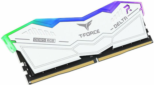 TeamGroup Delta RGB 32GB DDR5 RAM with 2 Modules (2x16GB) and 6400 Speed for Desktop
