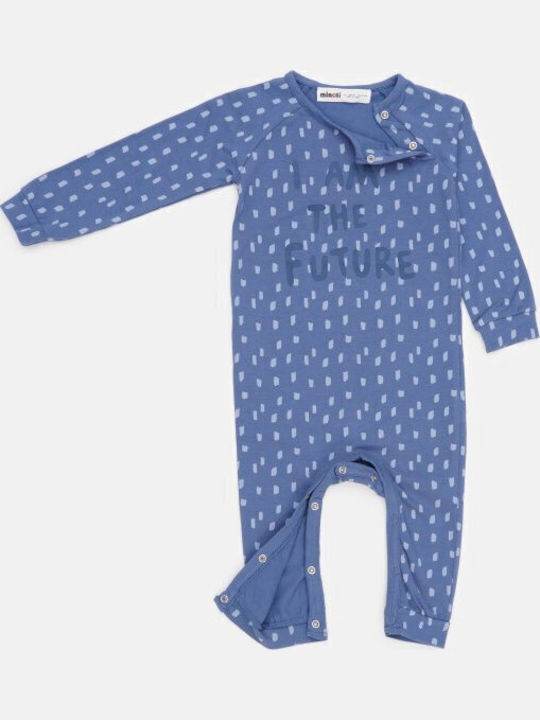 Minoti Set of 5 Baby Bodysuits T-Shirts Pants Grey Blue