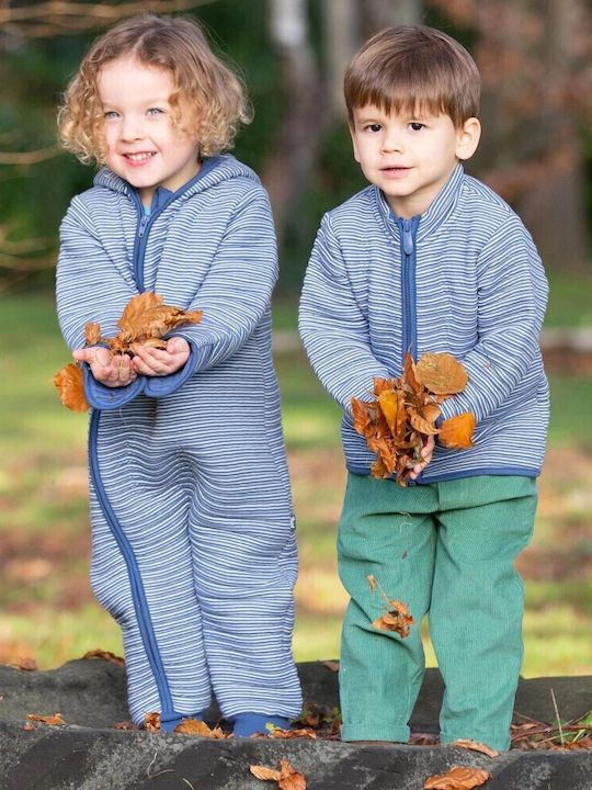 Kite Baby Bodysuit for Going Out Long-Sleeved Blue