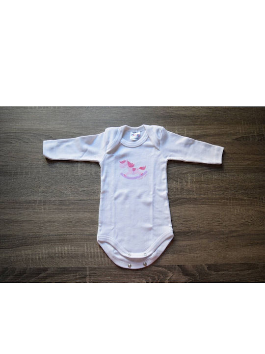 Girl's Romper Ma Long-Sleeved