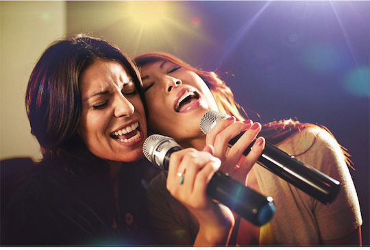 WVNGR Karaoke Amplifier with Wireless Microphones WG-4000 WG-4000 Black