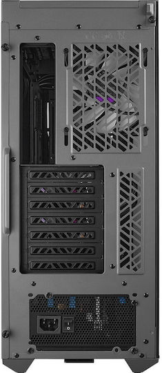 CoolerMaster TD500 MAX Gaming Midi Tower Computer Case with Side Window and RGB Lighting Gun Metal
