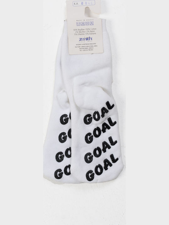 Zenith Rutschfeste Lange Kindersocken White