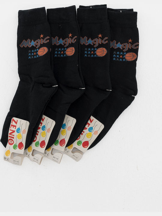 Zenith Kindersocken Sport Black 4 Paar