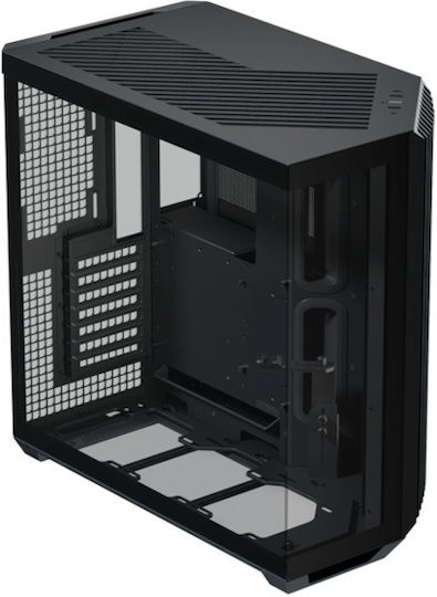 APNX V1 Gaming Midi Tower Κουτί Υπολογιστή με Πλαϊνό Παράθυρο Μαύρο