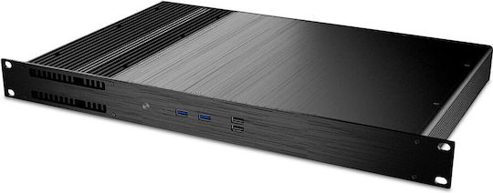 Akasa Galileo TU3 Plus Winzig klein Computergehäuse Schwarz