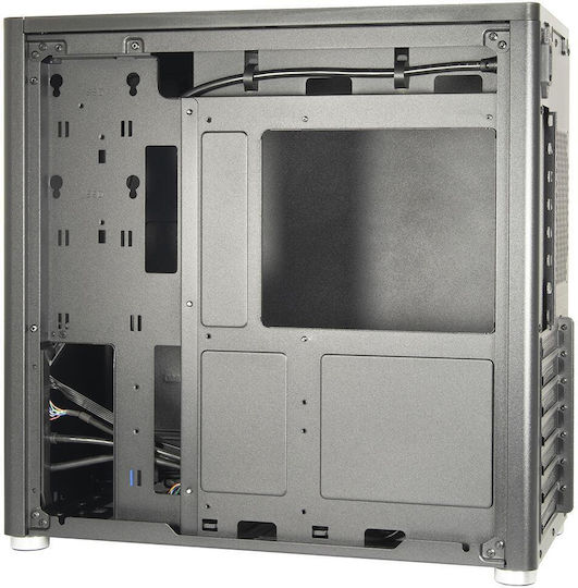 Inter-Tech X2 Duplex Pro Mini Tower Κουτί Υπολογιστή Μαύρο