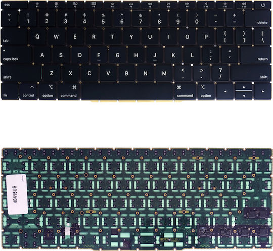 Laptop Keyboard for Apple MacBook Pro 13" A1706 A1707 A1708 Late 2016 Non-touch Bar Version Code 40415us