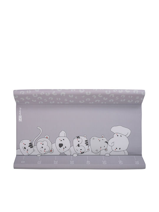 FreeOn Hard Changing Pad made of Fabric Grey 50x70cm