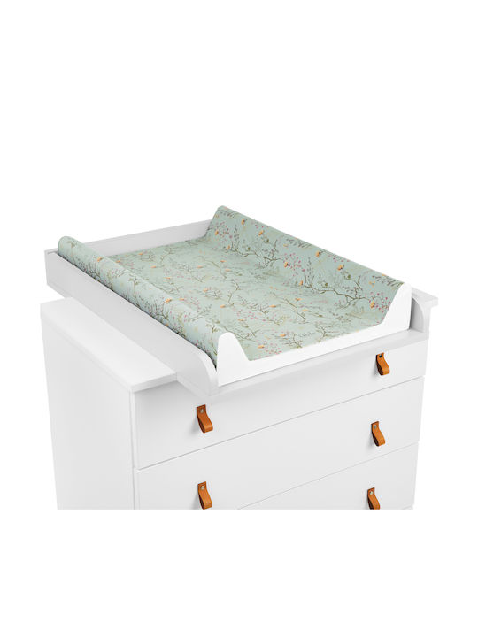 Kikka Boo Hard Changing Pad with Cover Secret Garden made of Plastic Green 50x70cm
