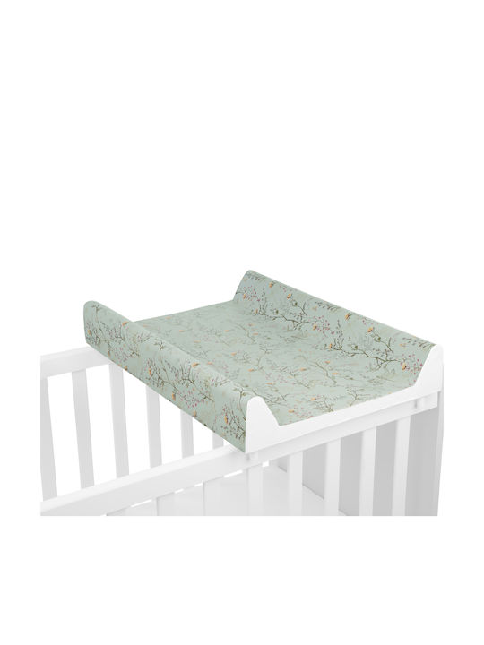 Kikka Boo Hard Changing Pad with Cover Secret Garden made of Plastic Green 50x80cm