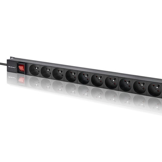 Qoltec Aluminum Pdu Rack 16a 16 X French Vertical 1.8m Translation Qoltec Aluminum Power Distribution Unit Rack 16a 16 X French Outlets Vertical 1.8m