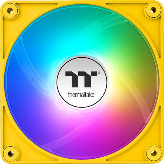 Thermaltake CT140 EX Case Fan with ARGB Lighting and Connection 3-Pin / 4-Pin PWM 3pcs Bumblebee