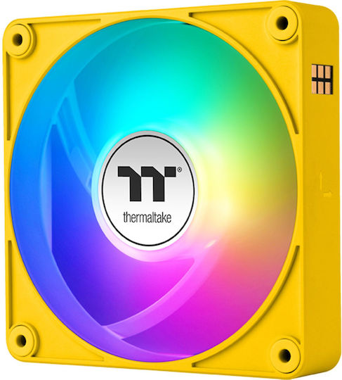 Thermaltake CT140 EX Case Fan with ARGB Lighting and Connection 3-Pin / 4-Pin PWM 3pcs Bumblebee