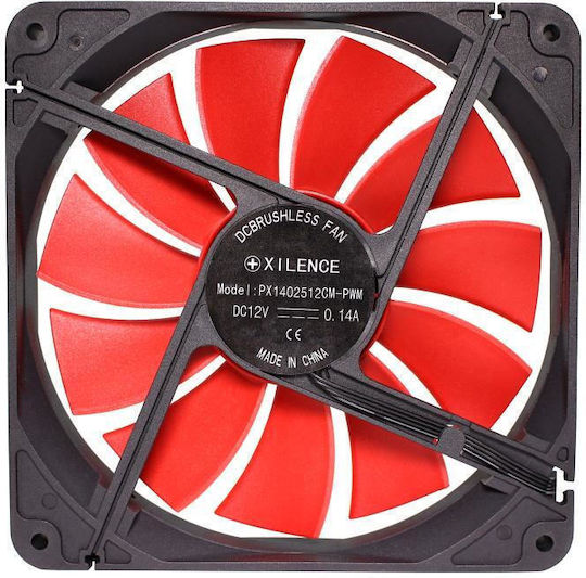 Xilence XF051 Case Fans 140mm 1500rpm 62.05cfm Without LEDs Connection 4-Pin PWM