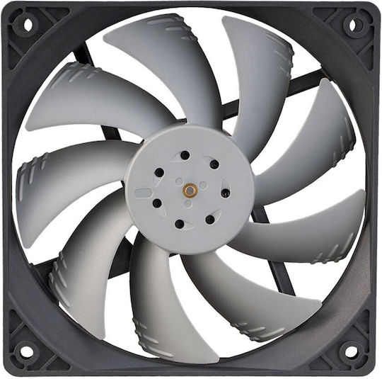 Akasa Otto SC12 Gehäuselüfter 120mm mit Verbindung 4-Pin PWM 1Stück Schwarz