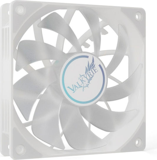 Valkyrie V12R Reverse Blade Case Fan 120mm (1850rpm / 75cfm) με ARGB Φωτισμό και Σύνδεση 4-Pin PWM Λευκό
