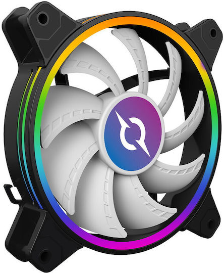 Aqirys Ventilator Pentru Carcasă Libra 120mm Cu Iluminare RGB Și Conexiune 6 Pini 3 Bucăți