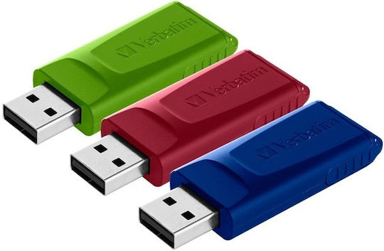 Verbatim Slider 16GB USB 2.0 Stick Mehrfarbig