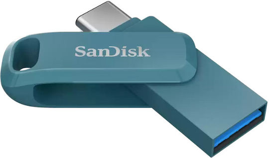 Sandisk Ultra Dual 64GB USB 3.1 Stick mit Verbindung USB-A & USB-C Navagio Bay
