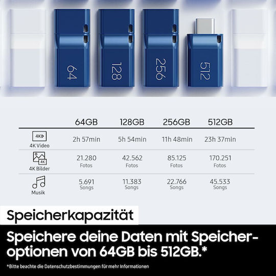 Samsung 512ГБ USB 2.0 Стик Сив